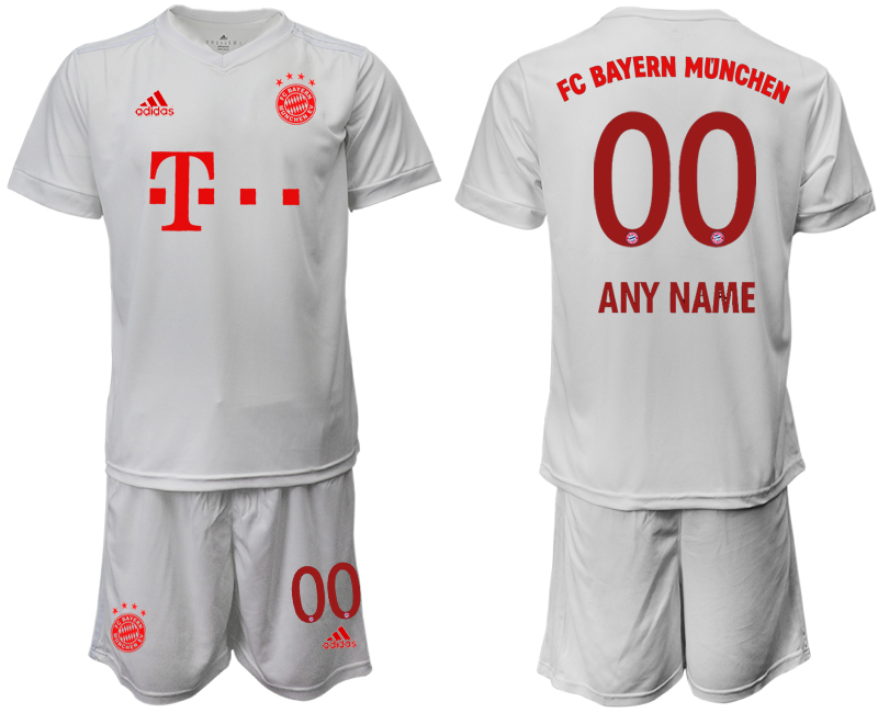 Men 2020-2021 club Bayern Munich away customized white goalkeeper Soccer Jerseys->customized soccer jersey->Custom Jersey